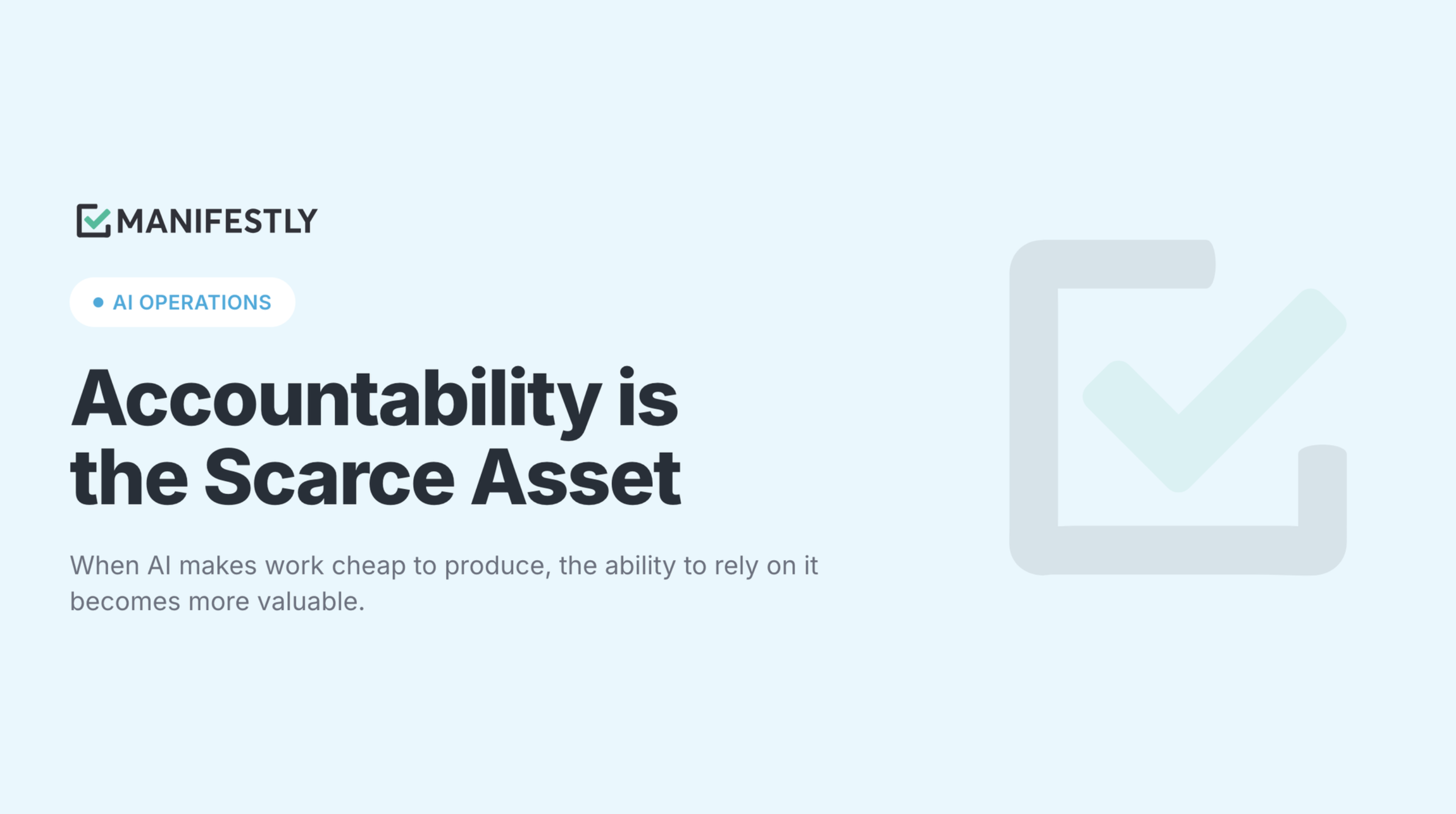 Ai accountability scarce asset hero