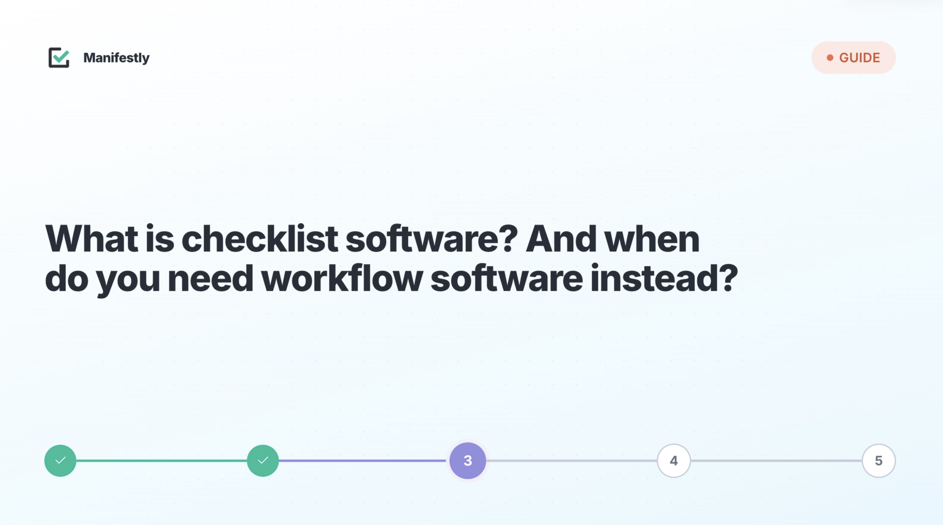 What is checklist software hero
