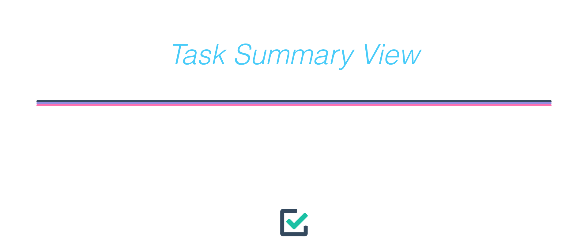 Summary view