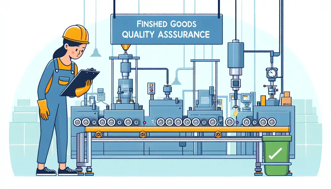 Finished goods quality assurance checklist