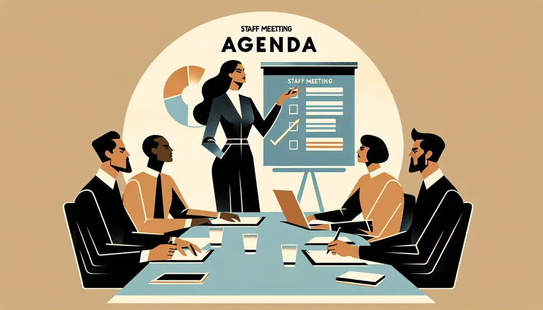 Staff meeting agenda checklist